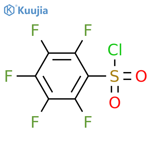 2,3,4,5,6-pentafluorobenzenesulfonyl chloride structure