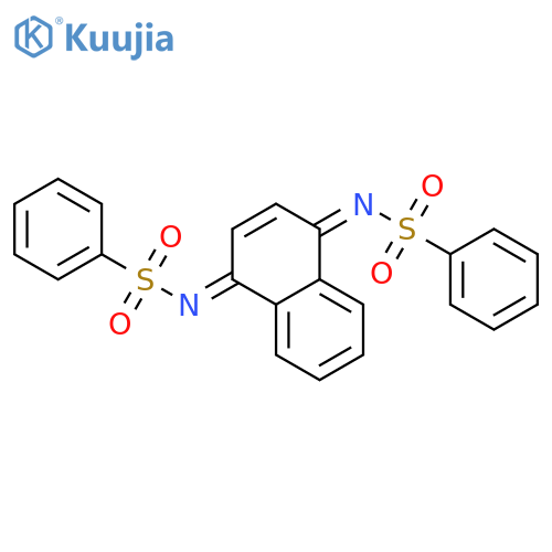 N-((1E,4E)-4-[(phenylsulfonyl)imino]-1(4H)-naphthalenylidene)benzenesulfonamide structure