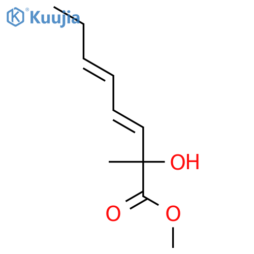 Methyl 2-hydroxy-2-methylocta-3,5-dienoate structure