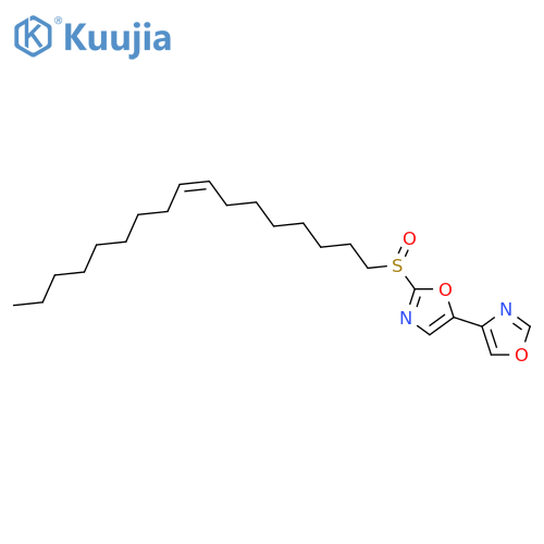 4,5'-Bioxazole, 2'-[(8Z)-8-heptadecenylsulfinyl]- structure