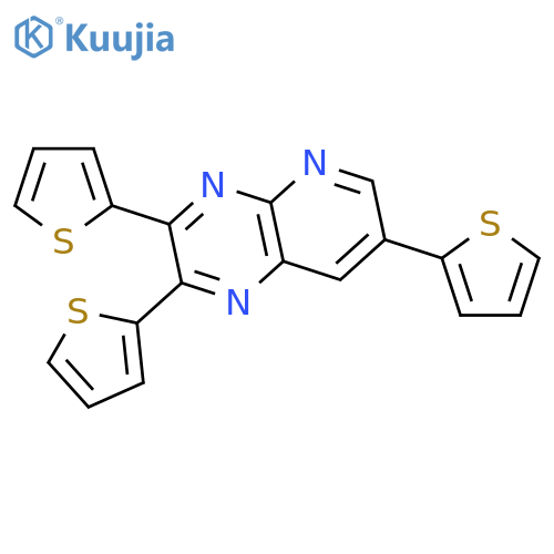 PYRIDO[2,3-B]PYRAZINE, 2,3,7-TRI-2-THIENYL- structure