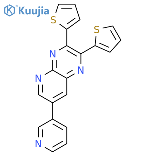 Pyrido[2,3-b]pyrazine, 7-(3-pyridinyl)-2,3-di-2-thienyl- structure