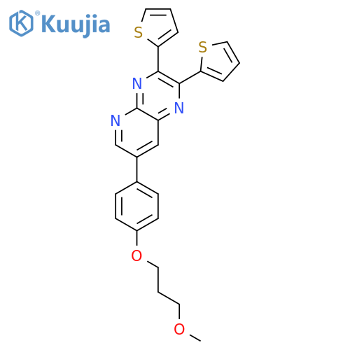 Pyrido[2,3-b]pyrazine, 7-[4-(3-methoxypropoxy)phenyl]-2,3-di-2-thienyl- structure