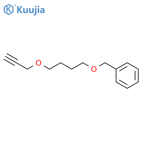 Benzene, [[4-(2-propynyloxy)butoxy]methyl]- structure