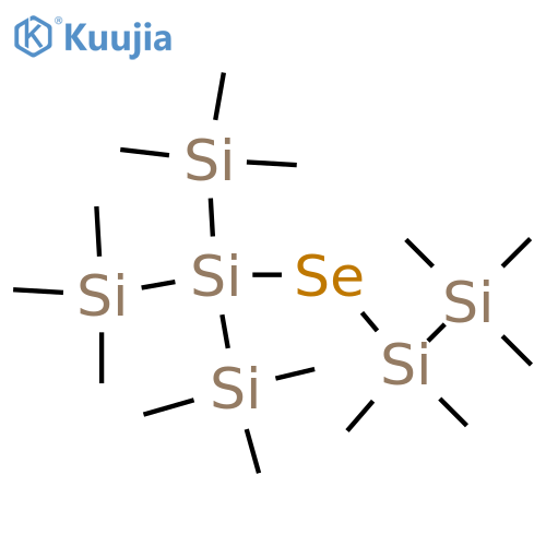 Trisilane,1,1,1,3,3,3-hexamethyl-2-[(pentamethyldisilanyl)seleno]-2-(trimethylsilyl)- structure