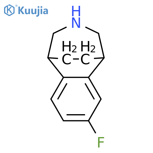 1,5-Ethano-1H-3-benzazepine, 7-fluoro-2,3,4,5-tetrahydro- structure