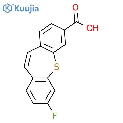 Dibenzo[b,f]thiepin-3-carboxylic acid, 7-fluoro- structure