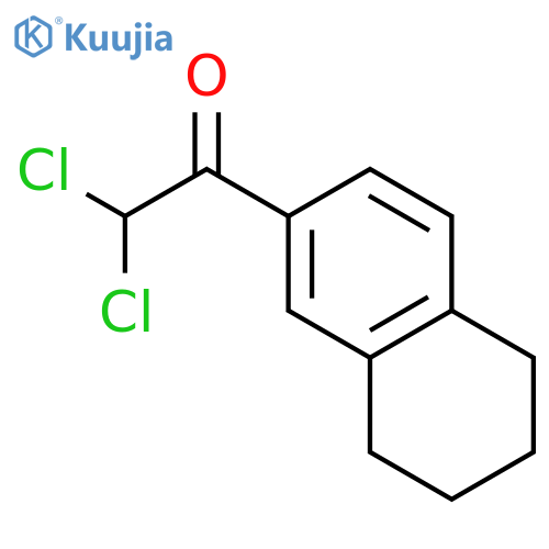 Ethanone, 2,2-dichloro-1-(5,6,7,8-tetrahydro-2-naphthalenyl)- structure