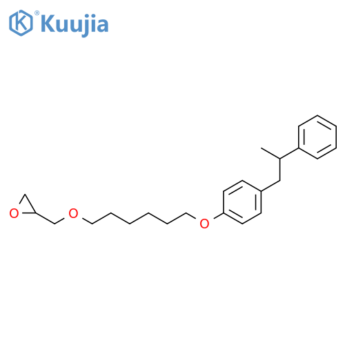 Oxirane, [[[6-[4-[(2R)-2-phenylpropyl]phenoxy]hexyl]oxy]methyl]- structure