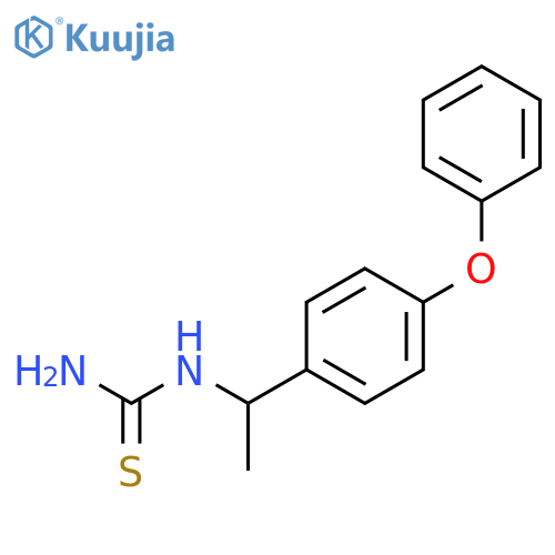 Thiourea, [1-(4-phenoxyphenyl)ethyl]- structure
