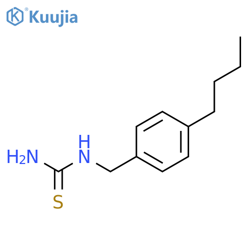 Thiourea, [(4-butylphenyl)methyl]- structure