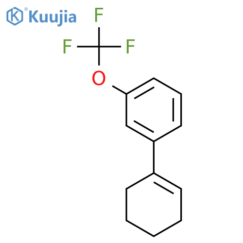 Benzene, 1-(1-cyclohexen-1-yl)-3-(trifluoromethoxy)- structure