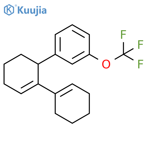 Benzene, 1-[bi-1-cyclohexen-1-yl]-6-yl-3-(trifluoromethoxy)- structure