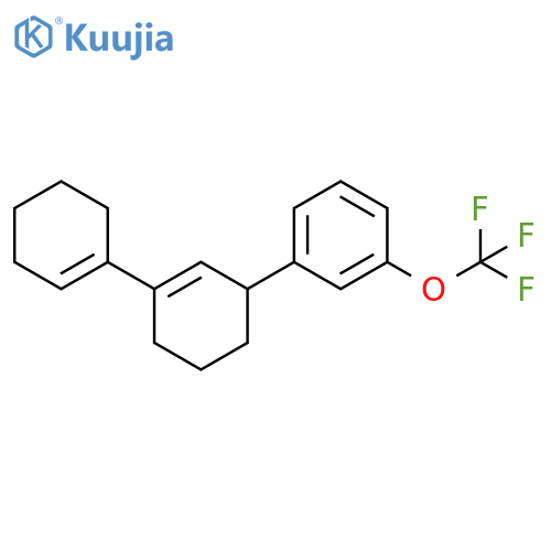 Benzene, 1-[1,1'-bi-1-cyclohexen]-3-yl-3-(trifluoromethoxy)- structure
