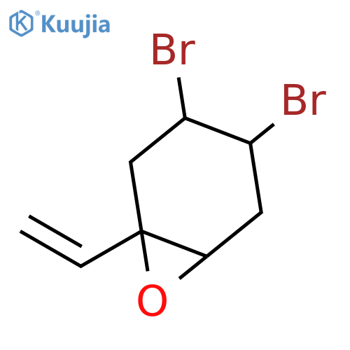 7-Oxabicyclo[4.1.0]heptane, 3,4-dibromo-1-ethenyl- structure