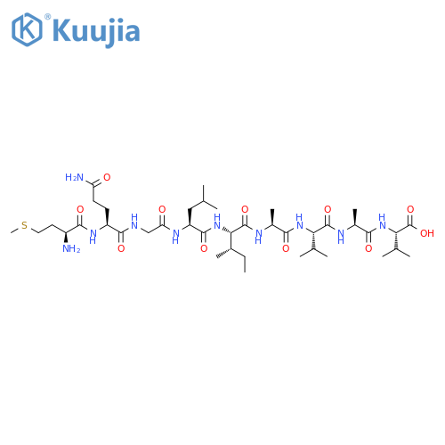 L-Valine,L-methionyl-L-glutaminylglycyl-L-leucyl-L-isoleucyl-L-alanyl-L-valyl-L-alanyl- structure