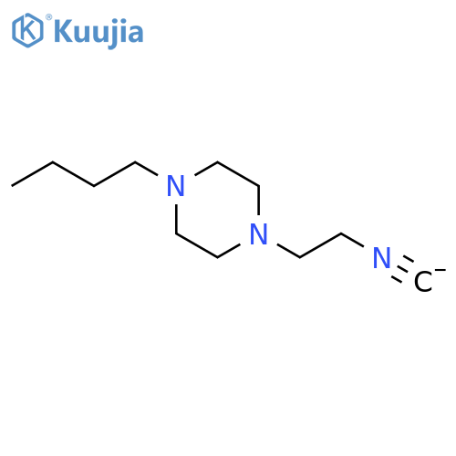 1-BUTYL-4-(2-ISOCYANO-ETHYL)-PIPERAZINE structure