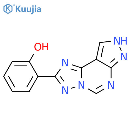 2-(7H-Pyrazolo[4,3-e][1,2,4]triazolo[1,5-c]pyrimidin-2-yl)-phenol structure