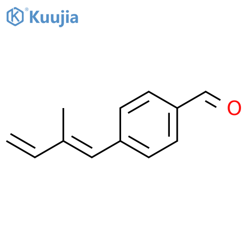 Benzaldehyde, 4-(2-methyl-1,3-butadienyl)- structure
