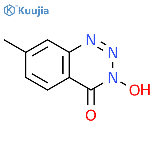 1,2,3-Benzotriazin-4(3H)-one, 3-hydroxy-7-methyl- structure
