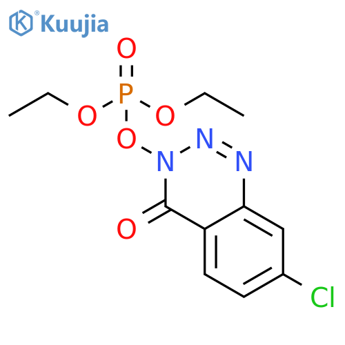 Phosphonic acid, [(7-chloro-4-oxo-1,2,3-benzotriazin-3(4H)-yl)oxy]-,diethyl ester structure