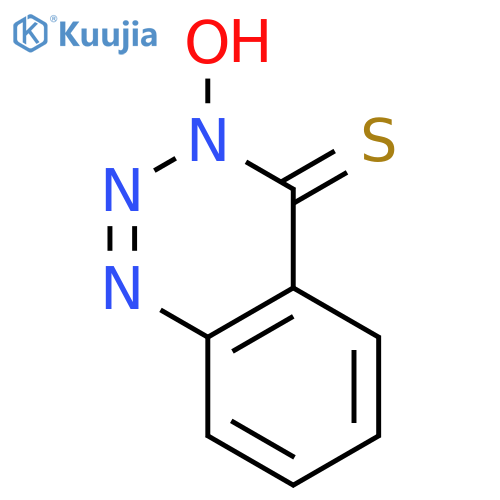 1,2,3-Benzotriazine-4(3H)-thione, 3-hydroxy- structure