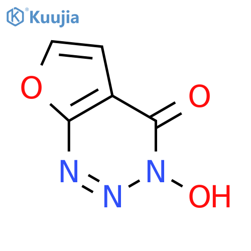 Furo[2,3-d]-1,2,3-triazin-4(3H)-one, 3-hydroxy- structure