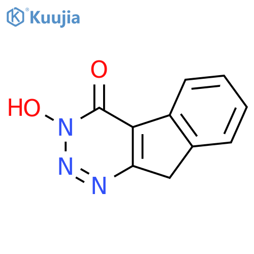 4H-INDENO[2,1-D]-1,2,3-TRIAZIN-4-ONE, 3,9-DIHYDRO-3-HYDROXY- structure