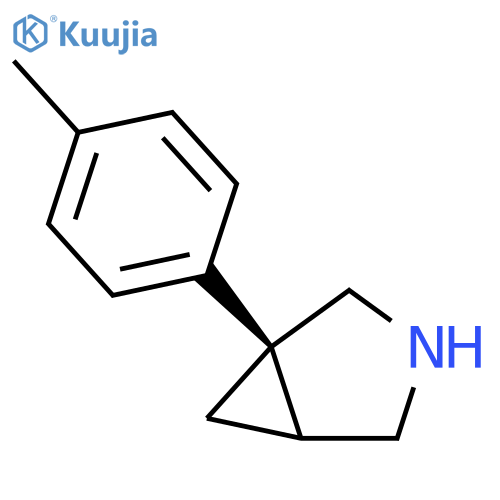 (1S,5R)-1-(4-methylphenyl)-3-azabicyclo3.1.0hexane structure