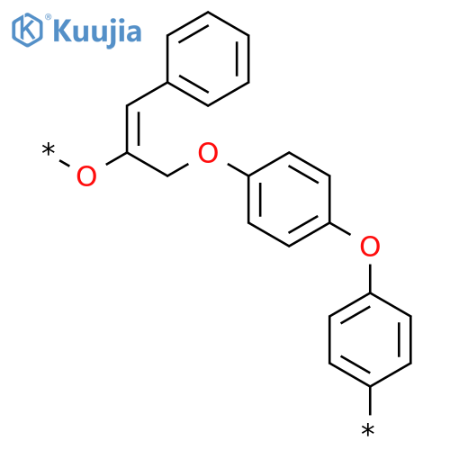 Poly[oxy[1-(phenylmethylene)-1,2-ethanediyl]oxy-1,4-phenyleneoxy-1,4-phenylene] structure