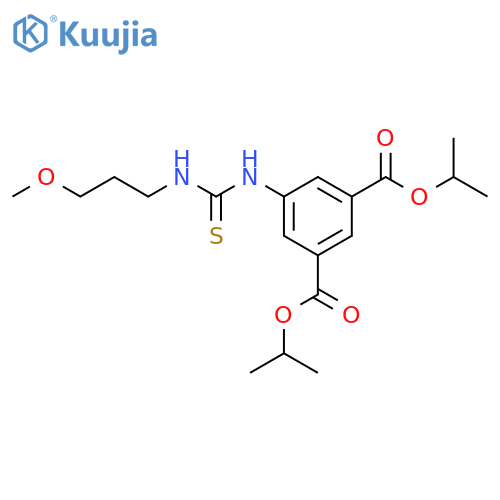 <br>1,3-bis(propan-2-yl) 5-{[(3-methoxypropyl)carbamothioyl]amino}benzene-1,3-d icarboxylate structure
