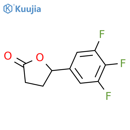 2(3H)-Furanone, dihydro-5-(3,4,5-trifluorophenyl)- structure