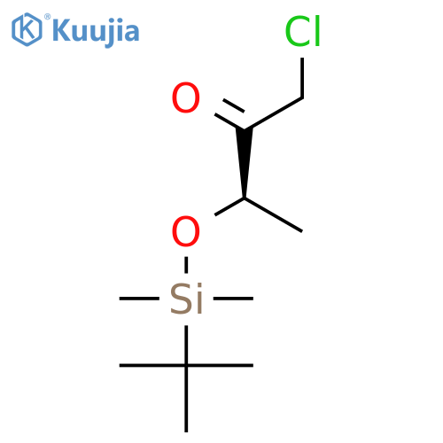 2-Butanone, 1-chloro-3-[[(1,1-dimethylethyl)dimethylsilyl]oxy]-, (3R)- structure