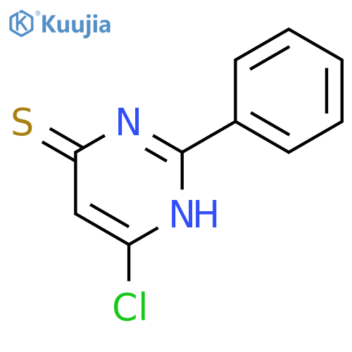 4(1H)-PYRIMIDINETHIONE, 6-CHLORO-2-PHENYL- structure