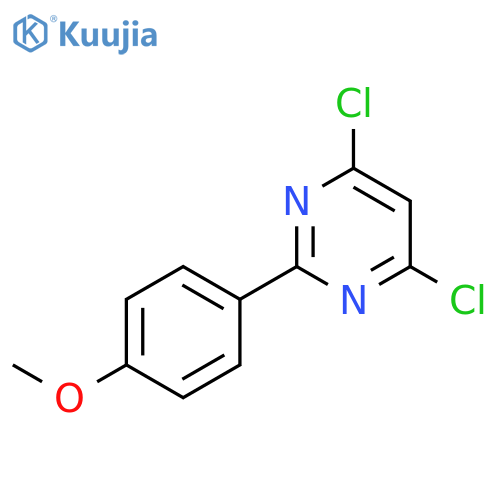 4,6-Dichloro-2-(4-methoxyphenyl)pyrimidine structure