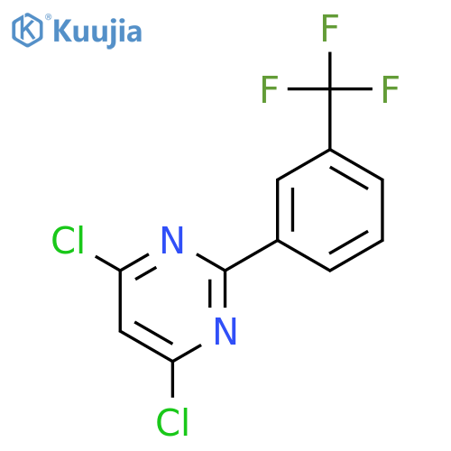 4,6-DICHLORO-2-[3-(TRIFLUOROMETHYL)PHENYL]PYRIMIDINE structure