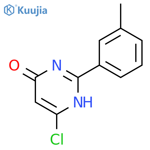 4(1H)-PYRIMIDINONE, 6-CHLORO-2-(3-METHYLPHENYL)- structure