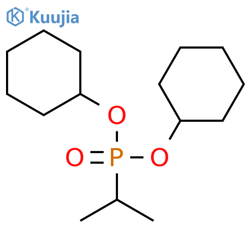 PHOSPHONIC ACID, (1-METHYLETHYL)-, DICYCLOHEXYL ESTER structure