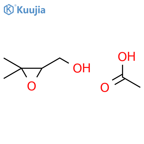 Oxiranemethanol, 3,3-dimethyl-, acetate structure