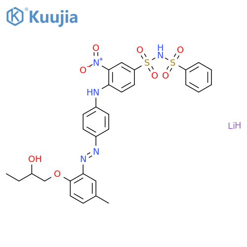Benzenesulfonamide,4-[[4-[2-[4-(2-hydroxybutoxy)-3-methylphenyl]diazenyl]phenyl]amino]-3-nitro-N-(phenylsulfonyl)-,lithium salt (1:1) structure