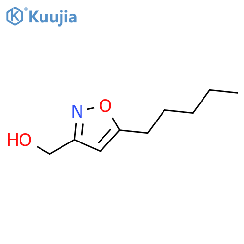 3-ISOXAZOLEMETHANOL, 5-PENTYL- structure