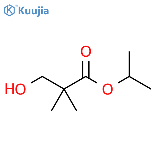 Propanoic acid, 3-hydroxy-2,2-diMethyl-, 1-Methylethyl ester structure