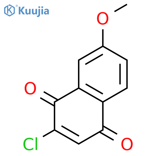 2-Chloro-7-methoxynaphthalene-1,4-dione structure