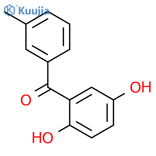 Methanone, (2,5-dihydroxyphenyl)(3-methylphenyl)- structure