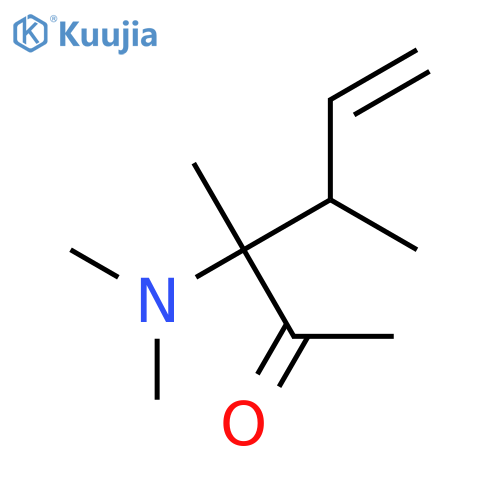 5-Hexen-2-one, 3-(dimethylamino)-3,4-dimethyl- structure