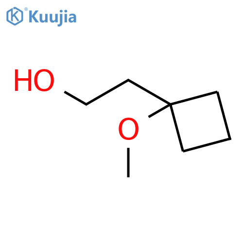 2-(1-methoxycyclobutyl)ethan-1-ol structure