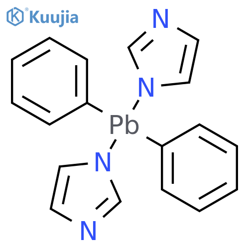 1H-Imidazole, 1,1'-(diphenylplumbylene)bis- structure