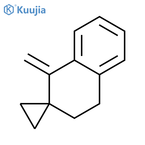 Spiro[cyclopropane-1,2'(1'H)-naphthalene], 3',4'-dihydro-1'-methylene- structure