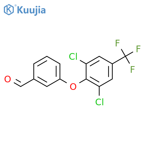 Benzaldehyde, 3-[2,6-dichloro-4-(trifluoromethyl)phenoxy]- structure