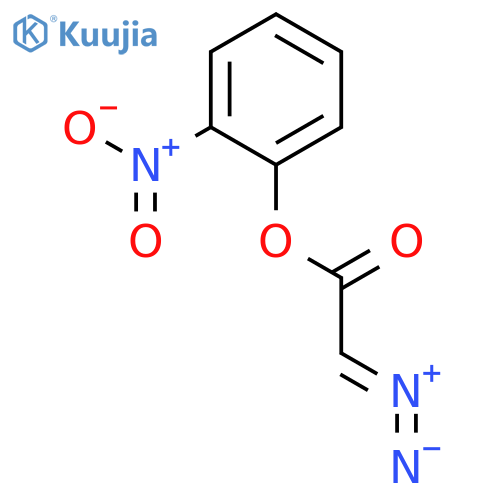 ACETIC ACID, DIAZO-, NITROPHENYL ESTER structure